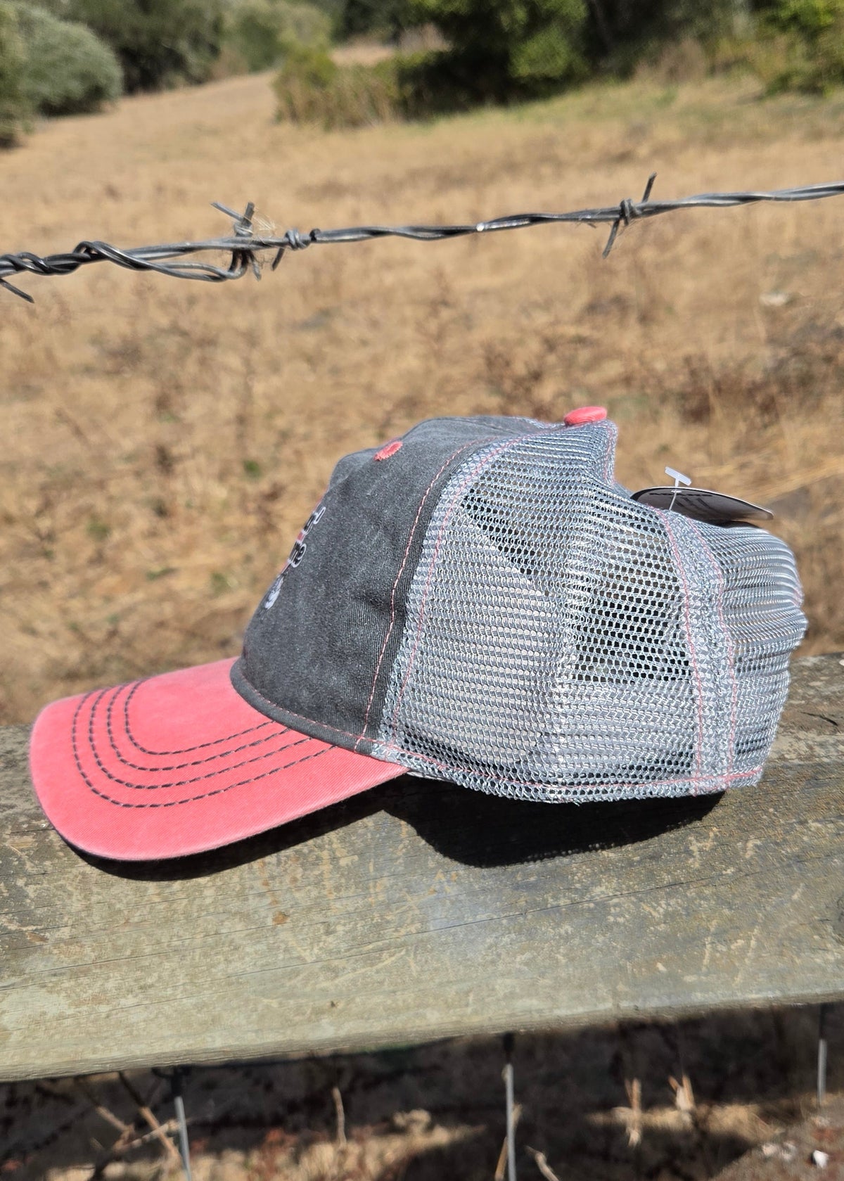 Cluckin' Awesome Logo- Dusty Rose Trucker Hat