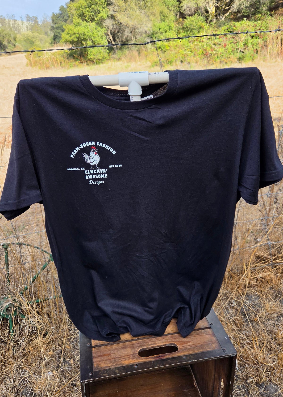 Raised on Backroads, Aromas, Ca- Tshirt